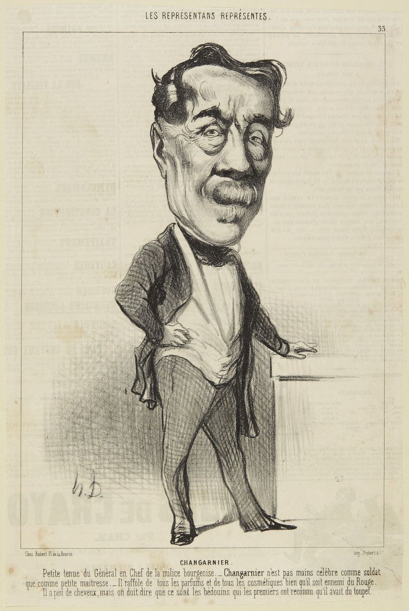 Changarnier av Honoré Daumier