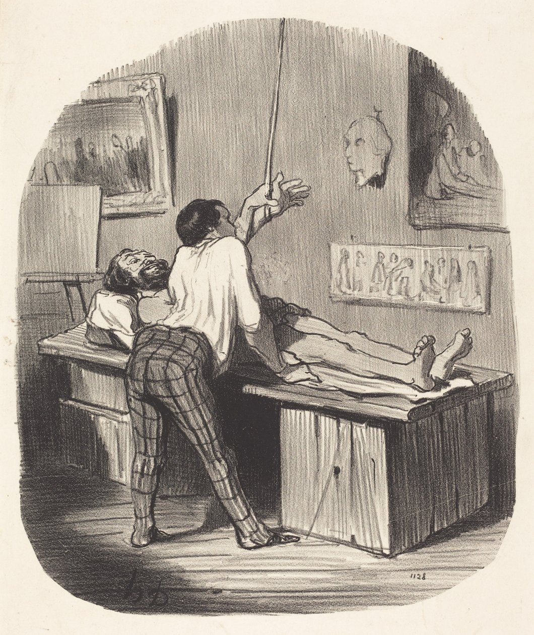Hva, Saint-Gervais har tatt dette... av Honoré Daumier