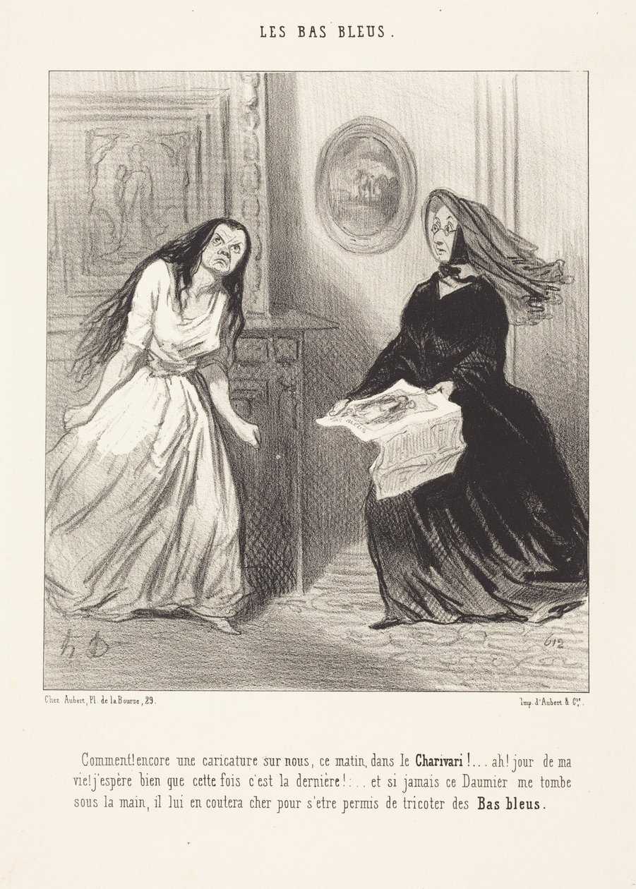 Hva! Enda en karikatur om oss... av Honoré Daumier
