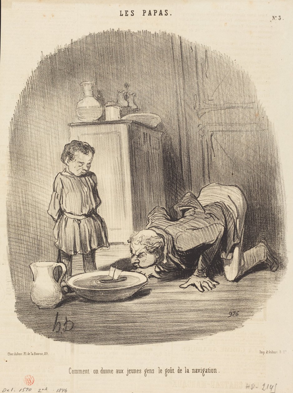 Hvordan man... gir smak for sjøfart av Honoré Daumier