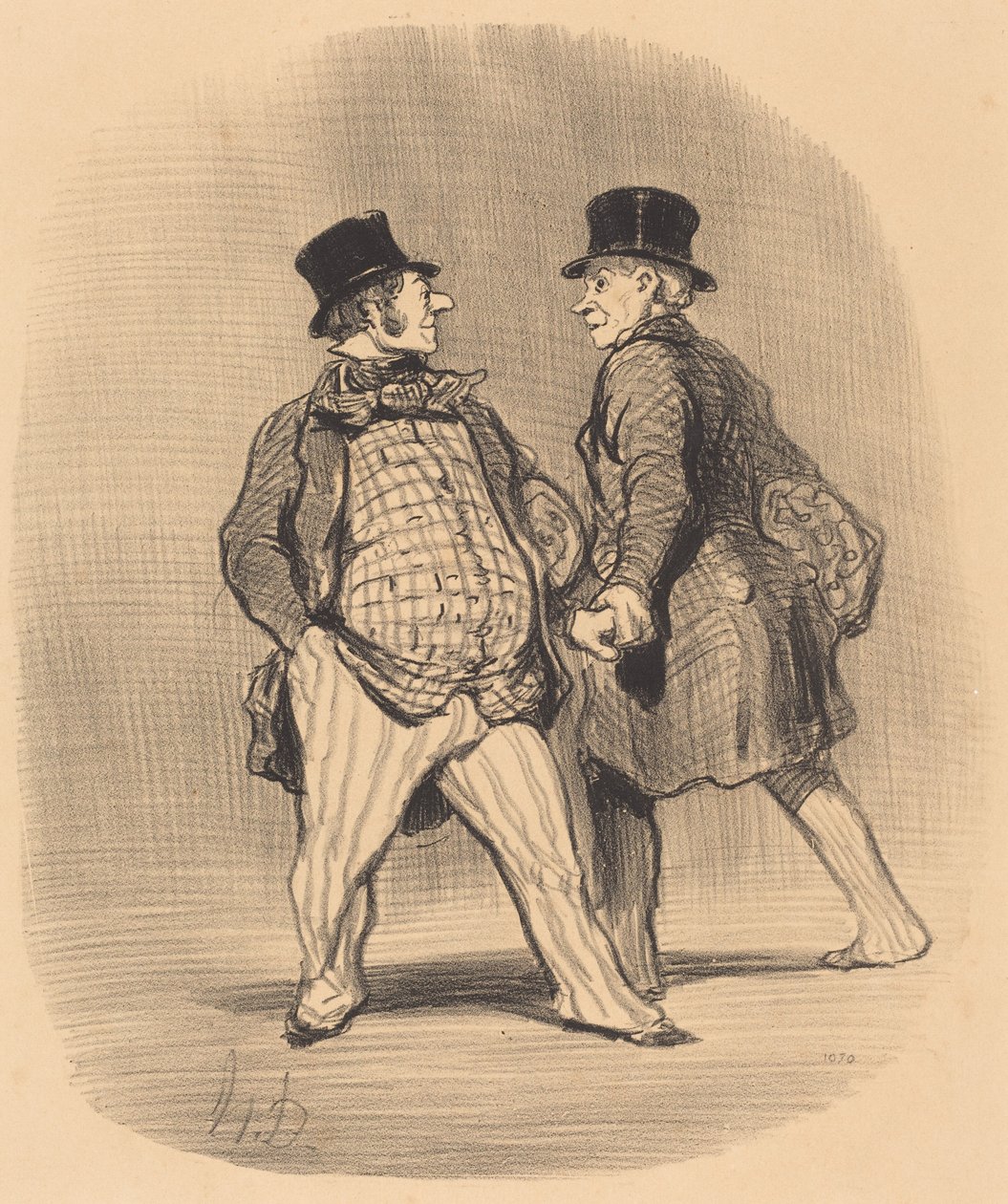 Kollega, pass deg for den lille baronen... av Honoré Daumier