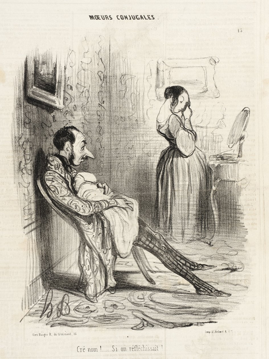 Pokker!... Hva om vi tenkte oss om!... av Honoré Daumier