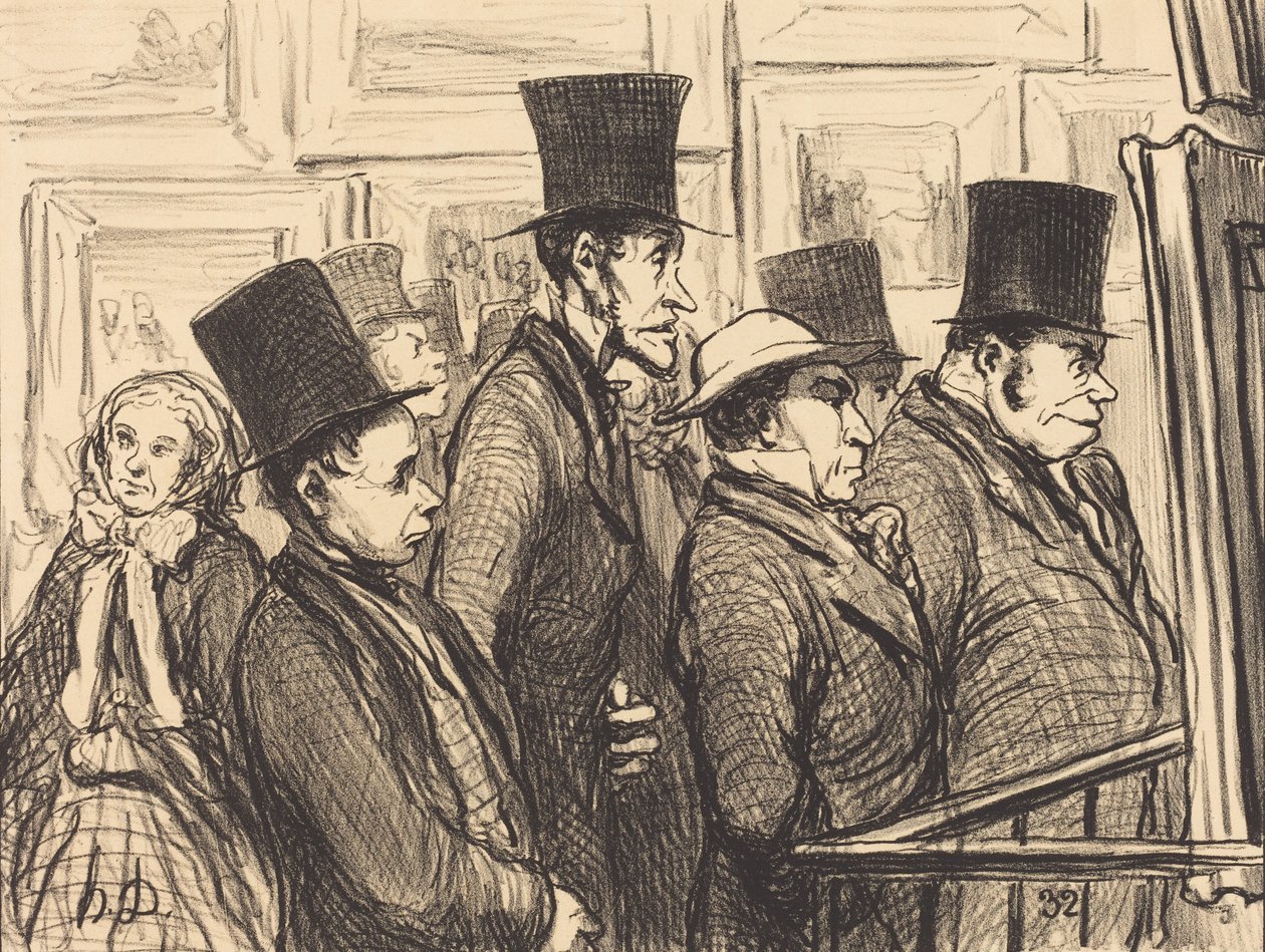 Herregud... der er en velbygd okse!... av Honoré Daumier