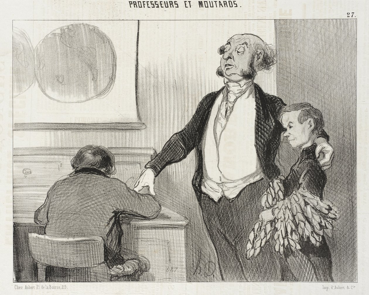 I denne annonsen som De skal sende til alle avisene av Honoré Daumier