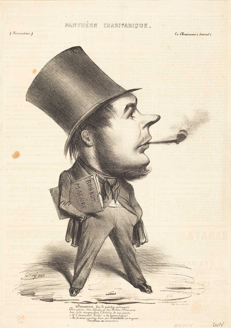 Daumier var den vanlige maleren... av Honoré Daumier
