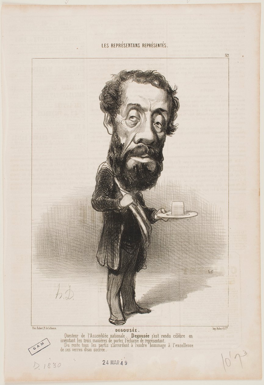 Den ustelte kvinnen av Honoré Daumier