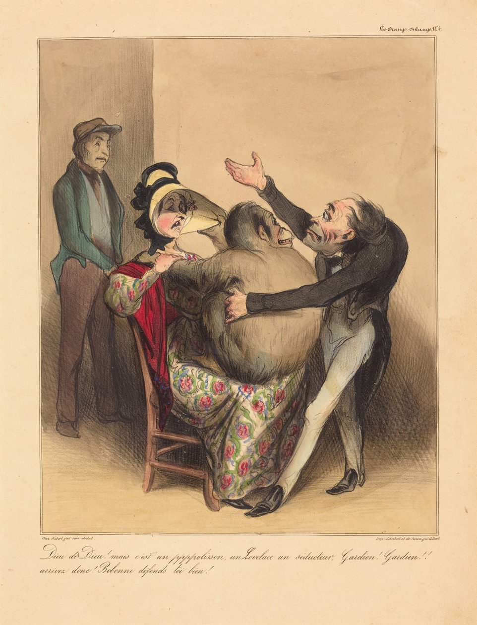 Dieu de Dieu! aber das ist ein Schlingel... av Honoré Daumier
