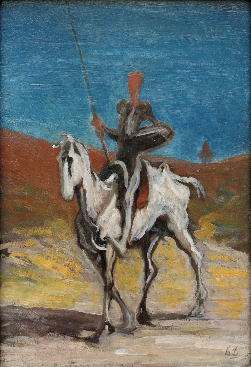 Don Quijote og Sancho Panza av Honoré Daumier