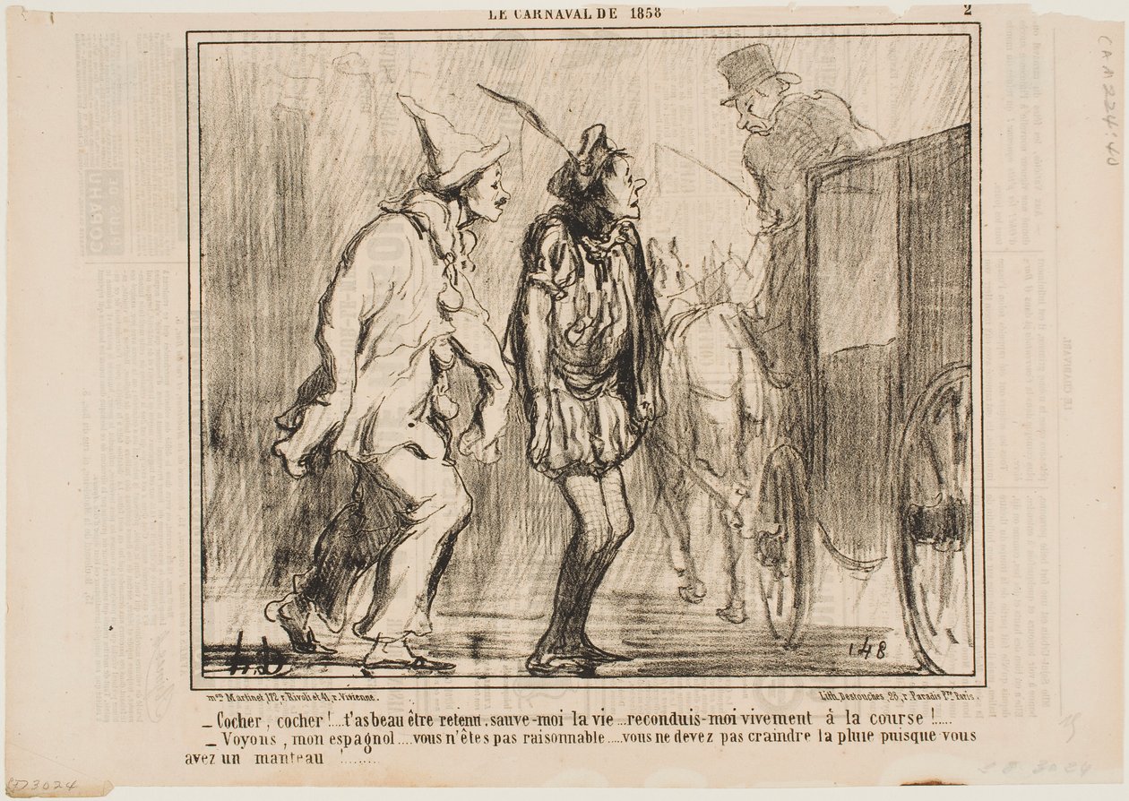 Kusk, kusk, du kan ikke avvise meg av Honoré Daumier