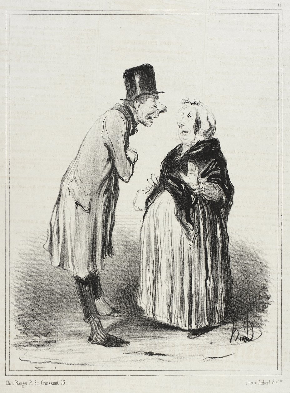 Jo visst! Det er som jeg sier til Dem, den lille... av Honoré Daumier