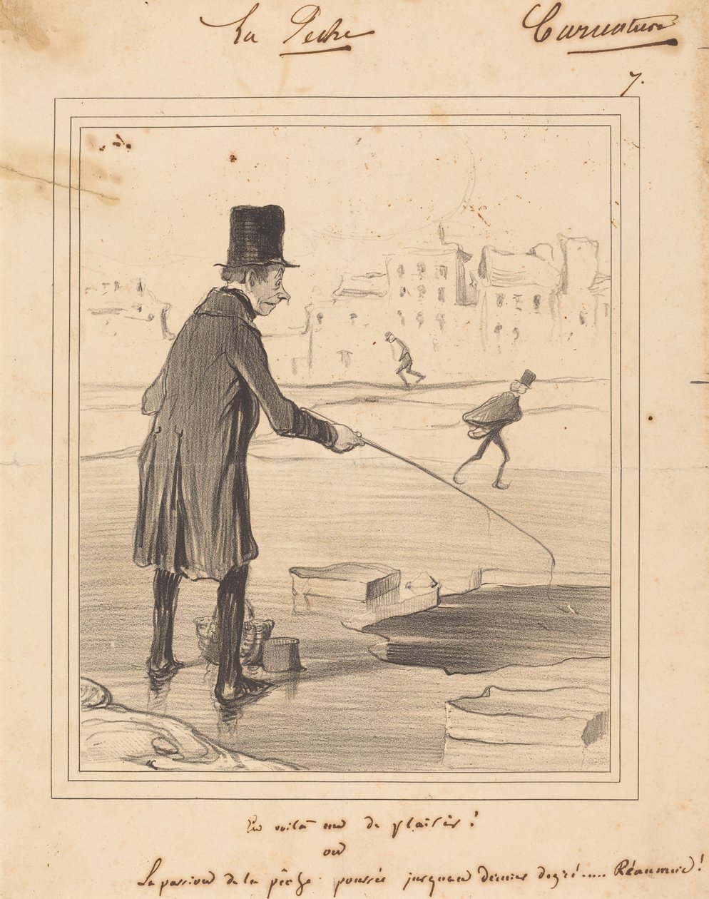 Se, der er en som koser seg! av Honoré Daumier