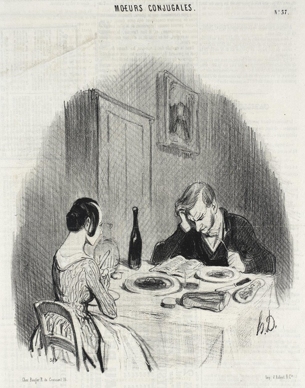 For en behagelig type! ... av Honoré Daumier