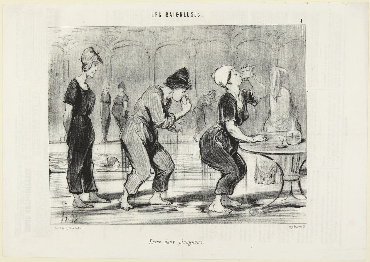 Mellom to stup av Honoré Daumier