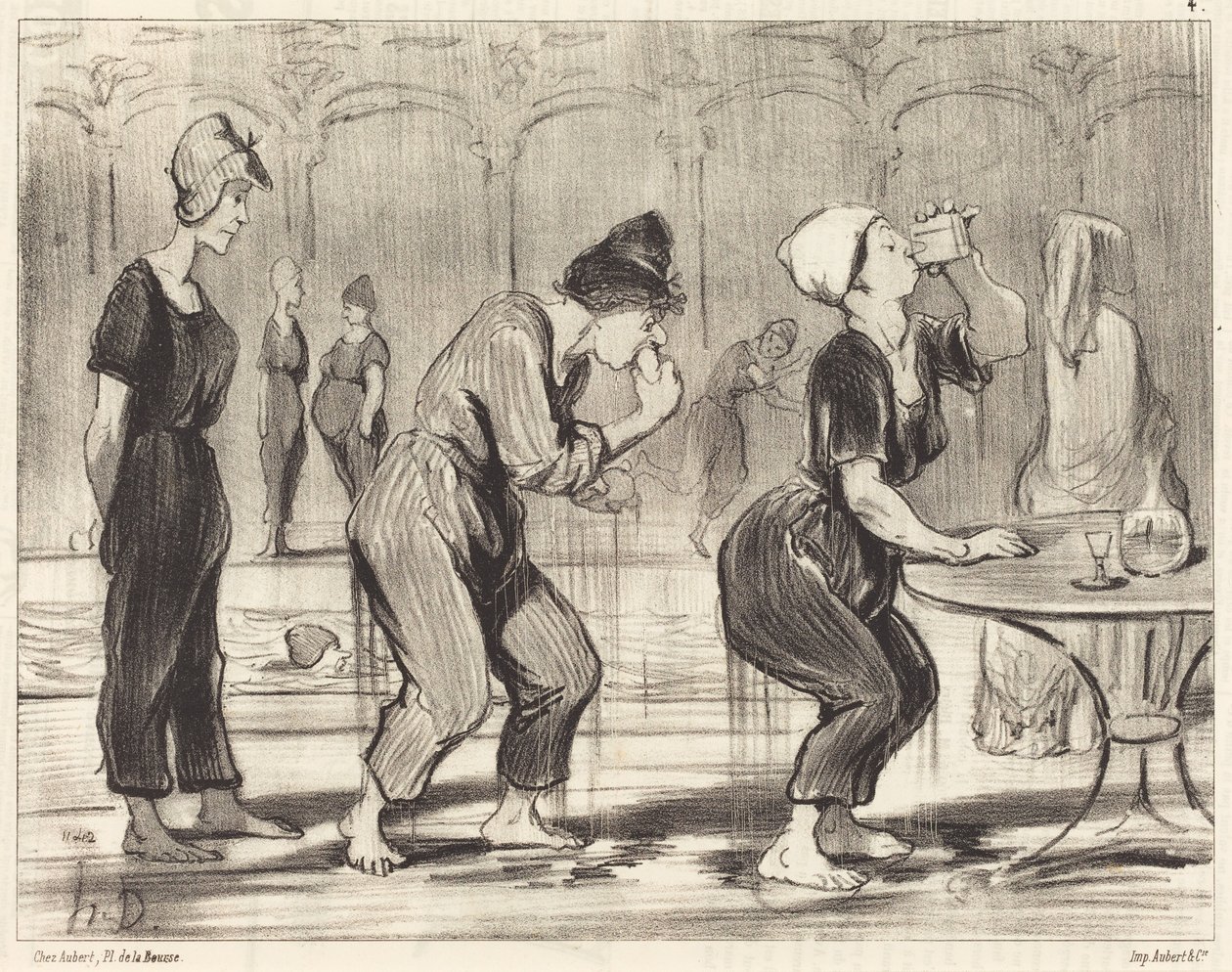 Mellom to stup av Honoré Daumier