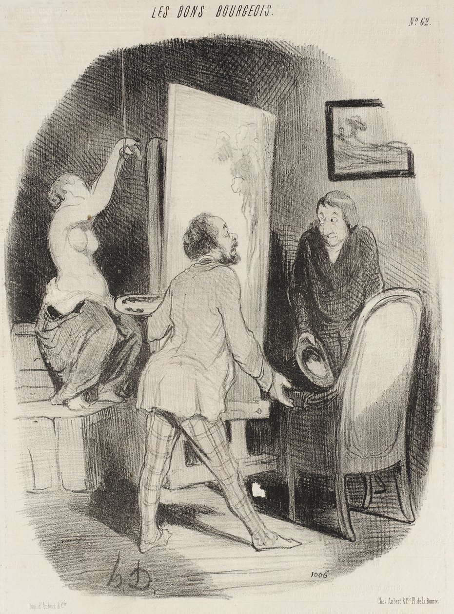 Kom inn, herr ... bare føl Dem hjemme ... av Honoré Daumier