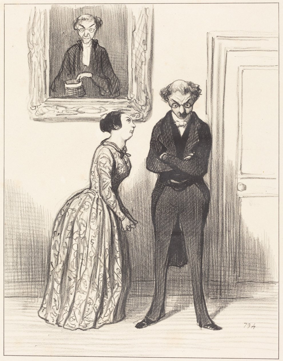 Og tenk at jeg ikke kunne få tre tiltalte dømt!... av Honoré Daumier