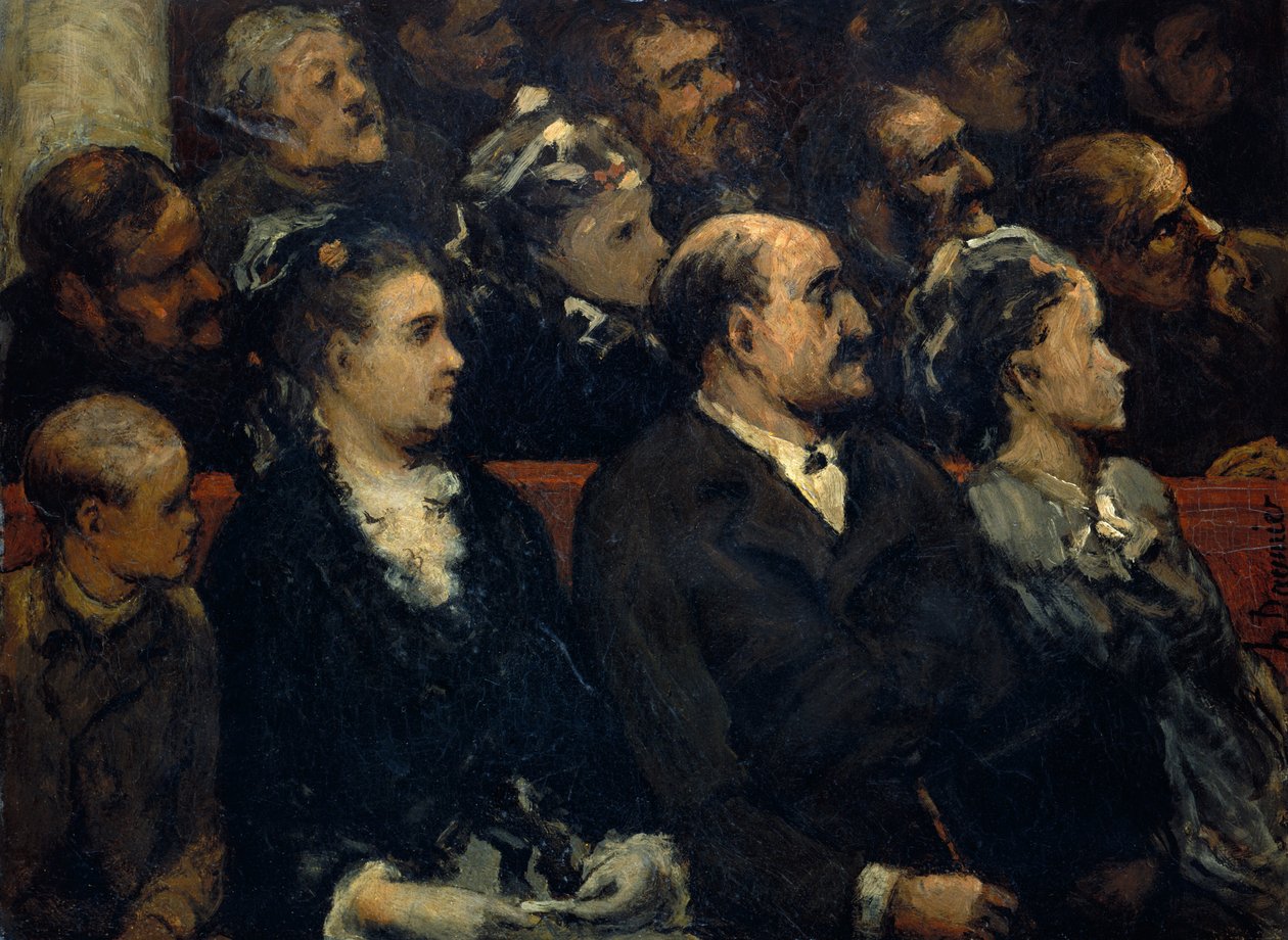 Fransk teater av Honoré Daumier