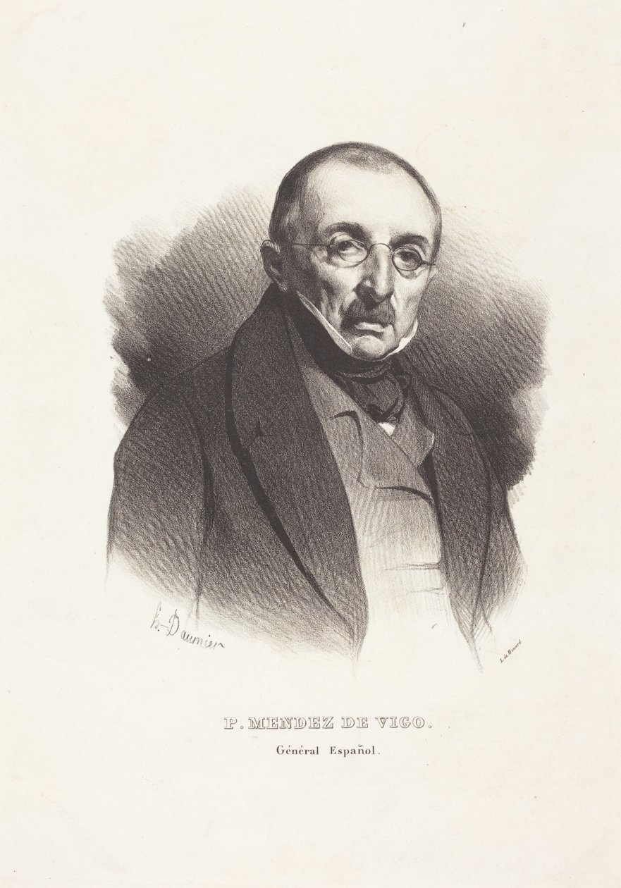 General P. Mendez Vigo av Honoré Daumier