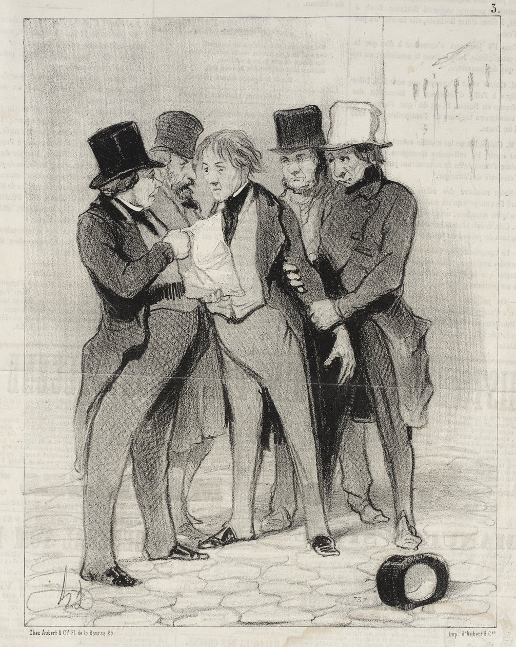 Vilt som kan jaktes i alle årstider av Honoré Daumier
