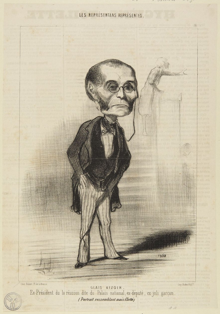 «Glais Bizoin» av Honoré Daumier