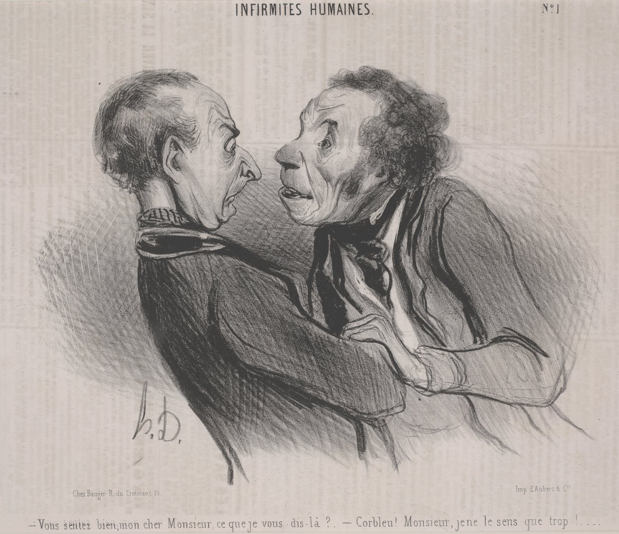 Menneskelige svakheter, nei. 1 av Honoré Daumier