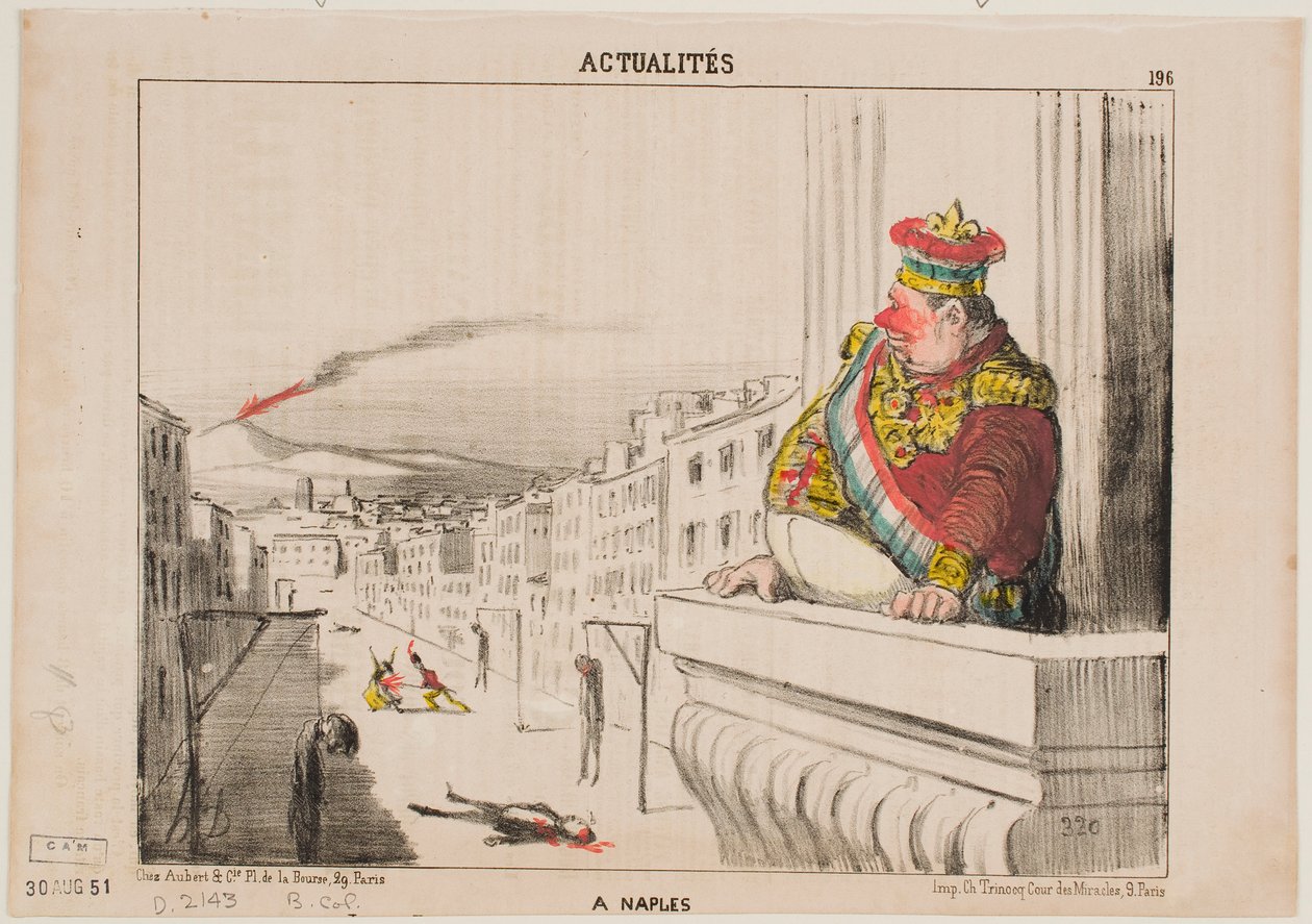 I Napoli av Honoré Daumier