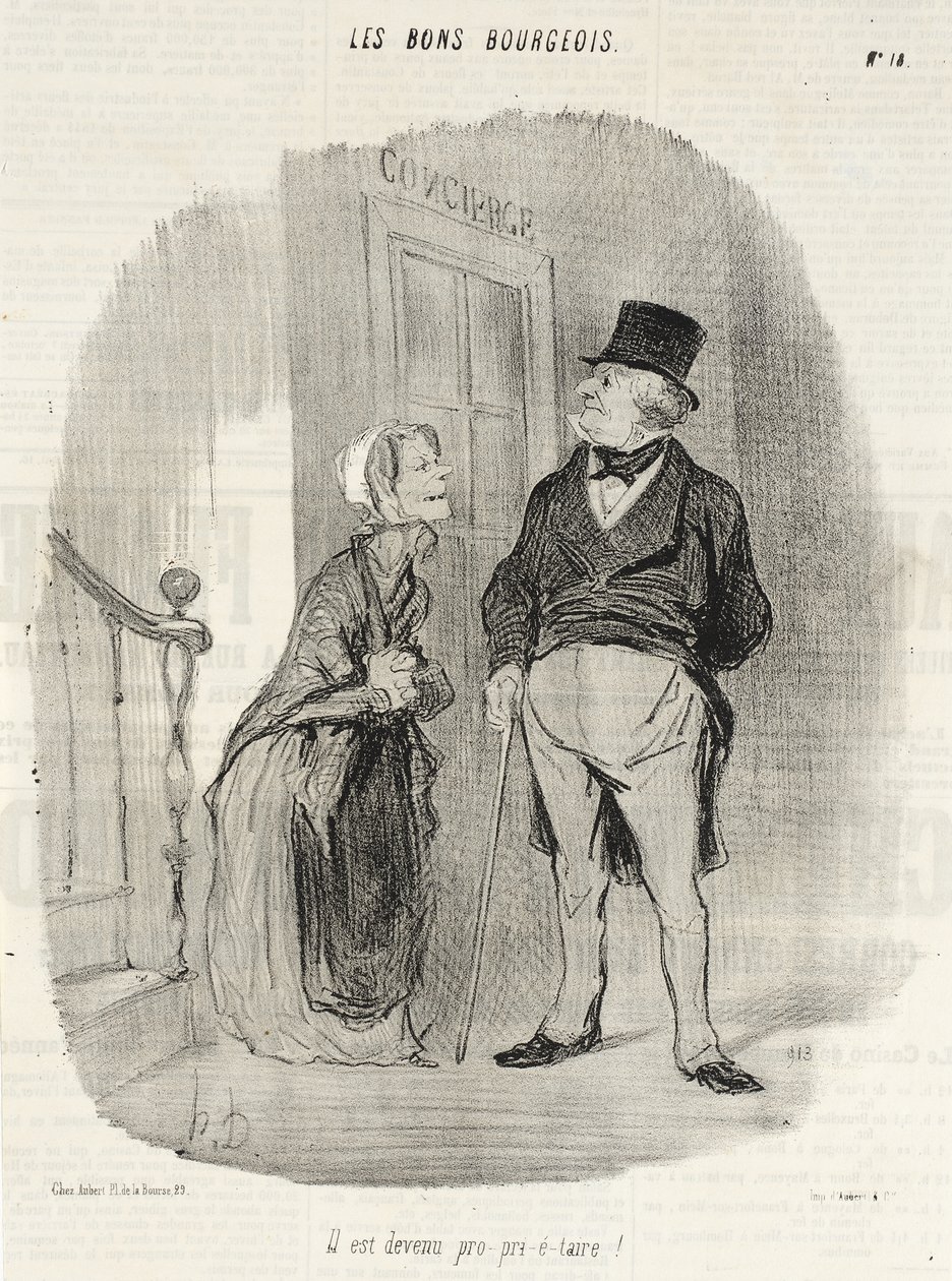 Han har blitt eier! av Honoré Daumier