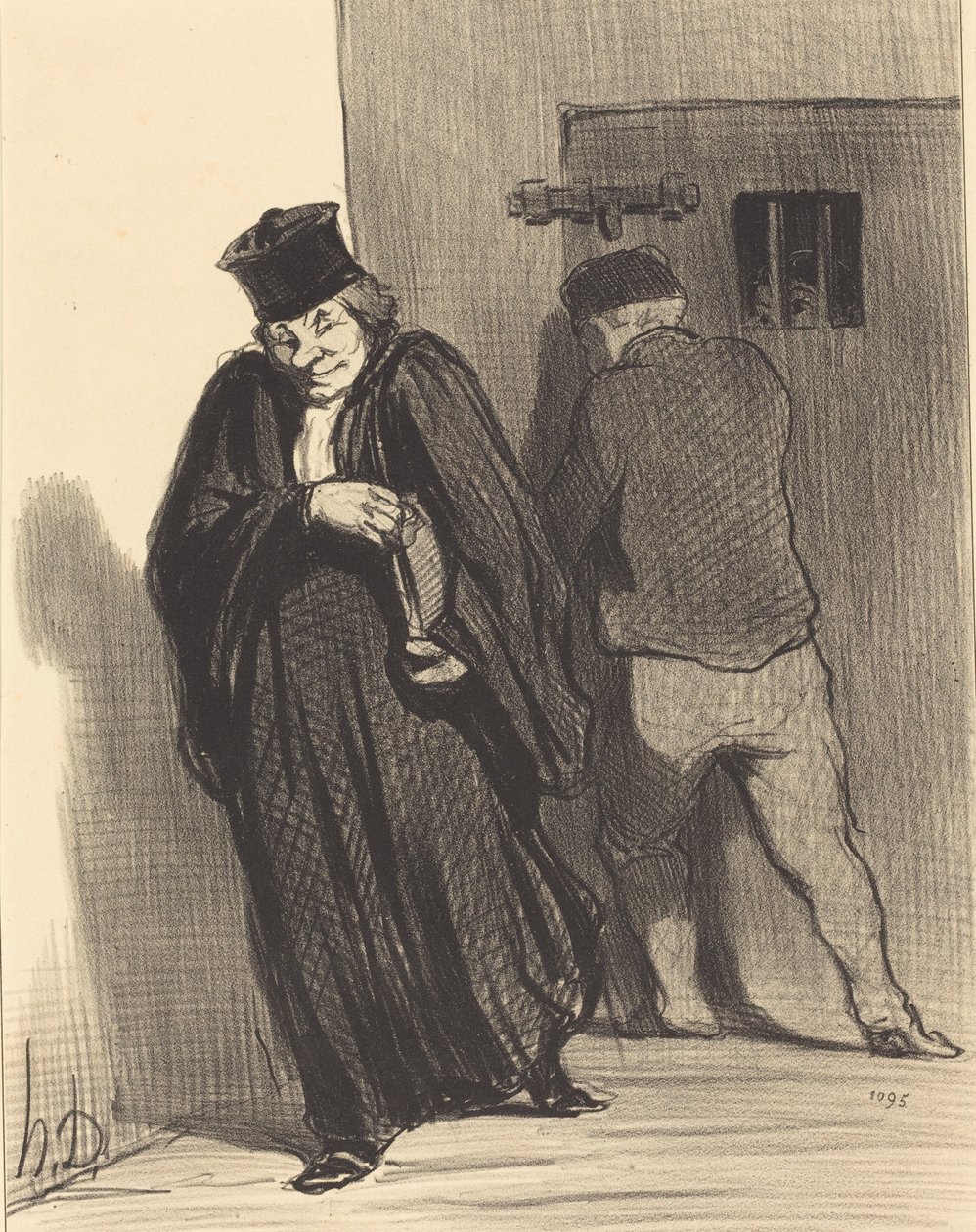 Det ser ut til... at fyren min er en stor skurk... av Honoré Daumier