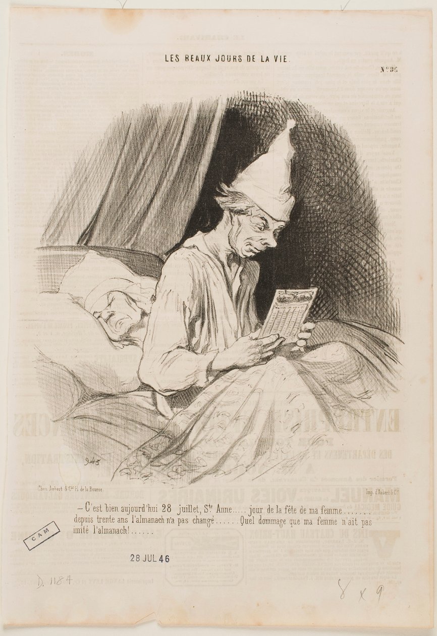 I dag er det 28. juli, Sankta Anna, ... av Honoré Daumier