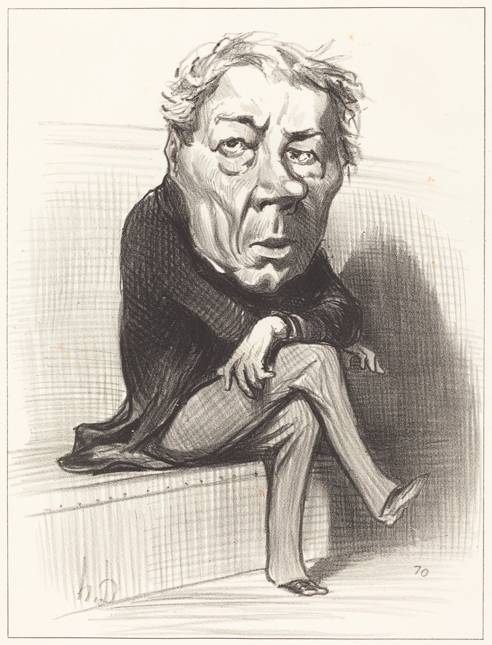 J. Marie Joseph Deville av Honoré Daumier