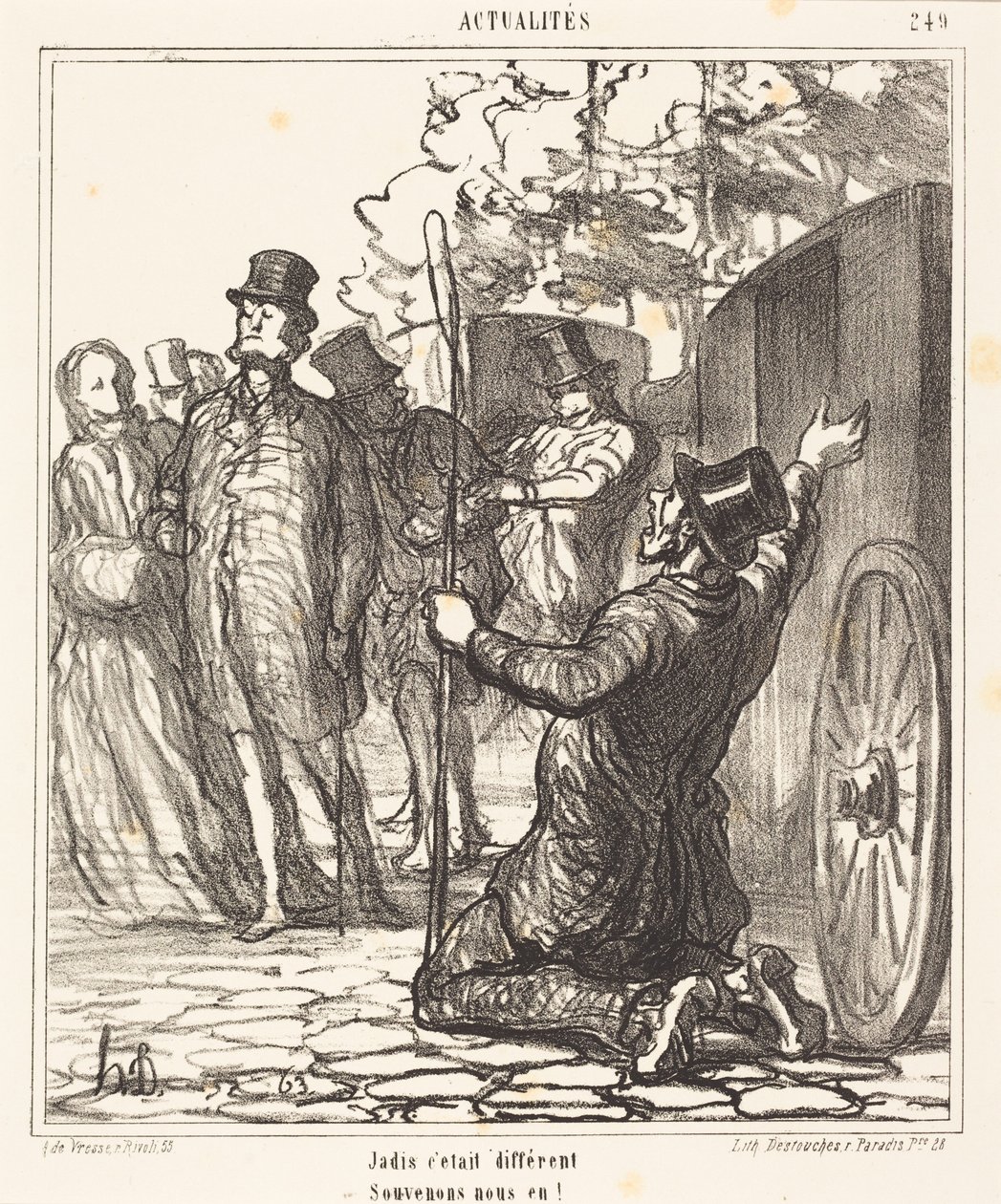 Før var det annerledes av Honoré Daumier