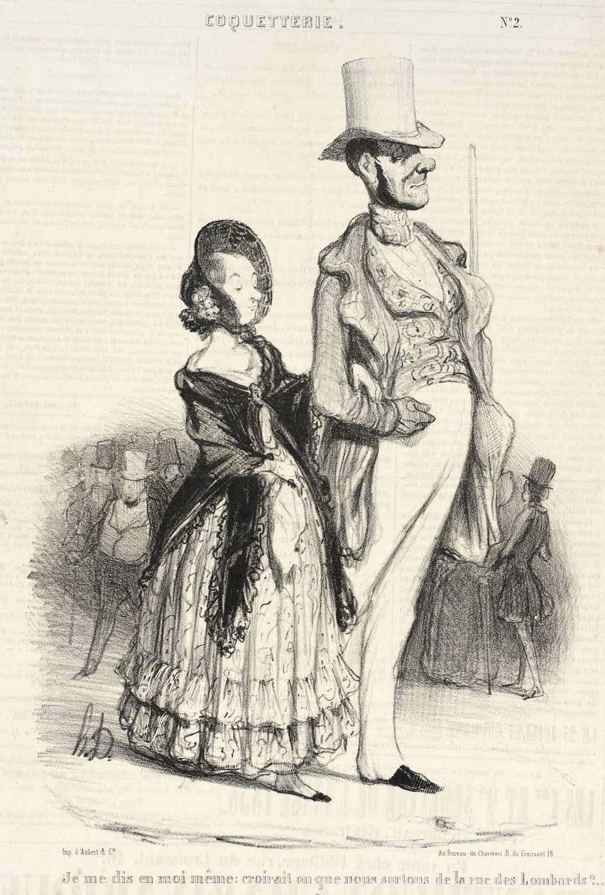 Jeg sa til meg selv: ville man tro ... av Honoré Daumier