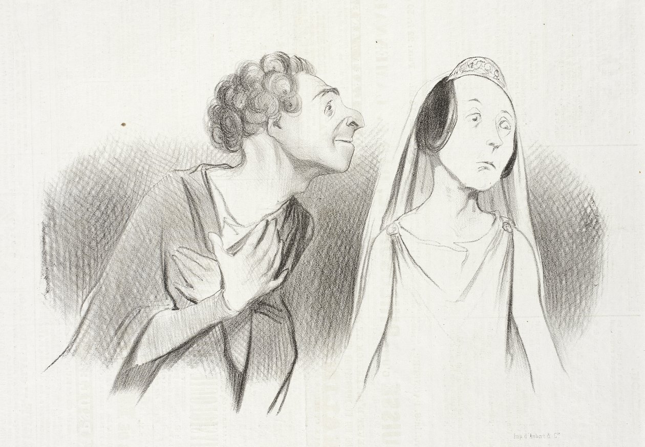 Jeg drar mer forelsket enn ... noen gang ... av Honoré Daumier