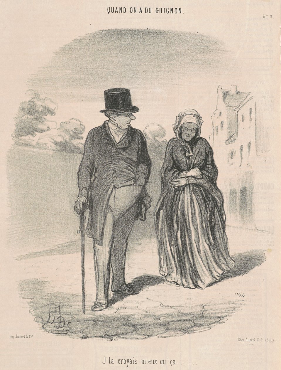 Jeg trodde det var bedre enn det... av Honoré Daumier