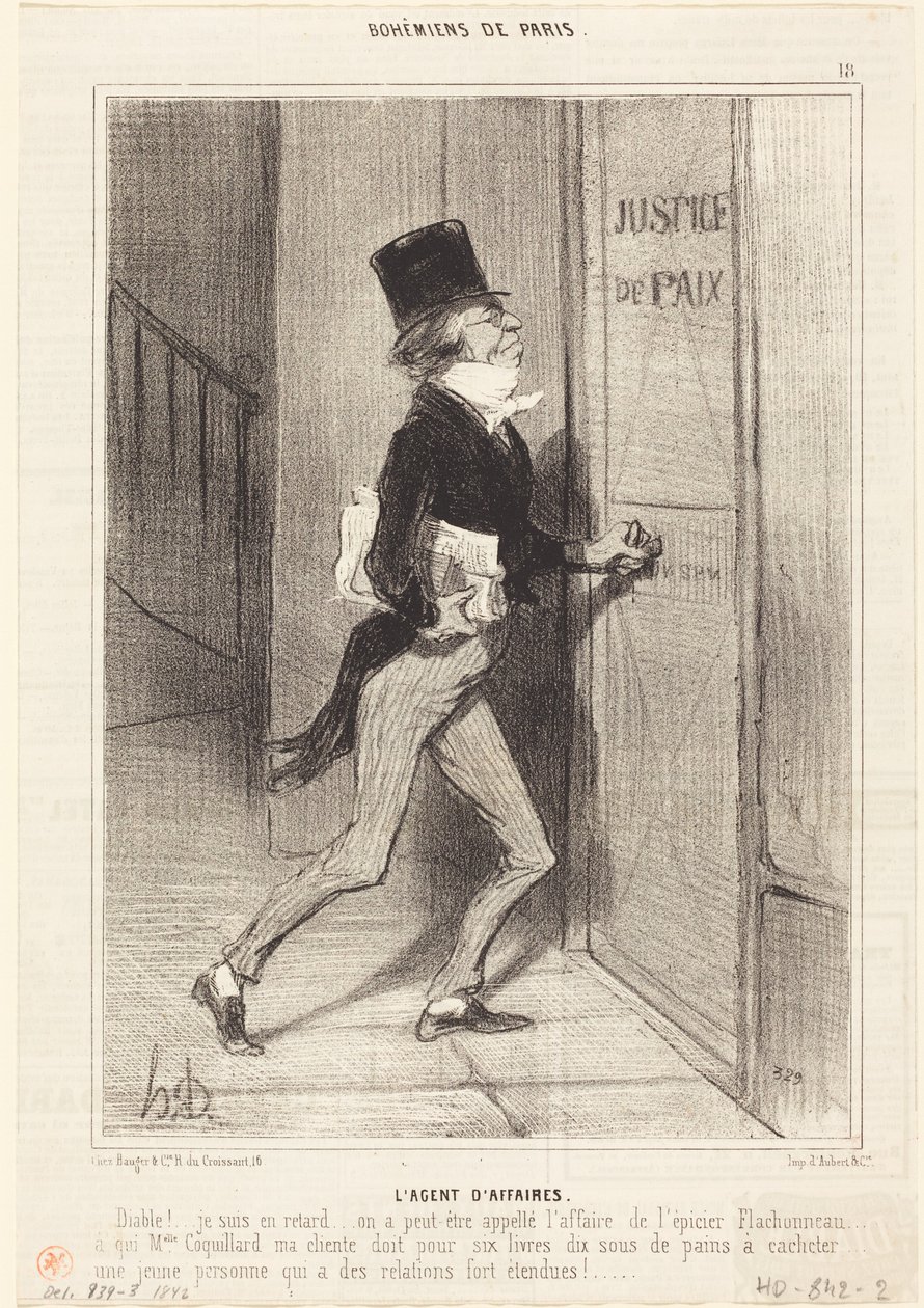 Forretningsagenten av Honoré Daumier
