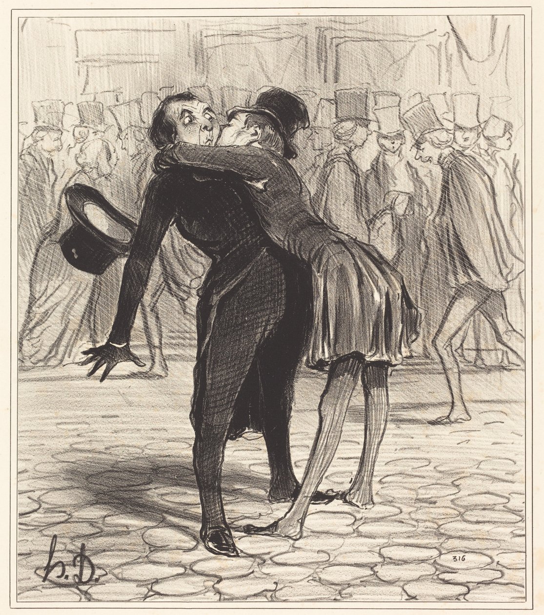 høyskolevenn av Honoré Daumier