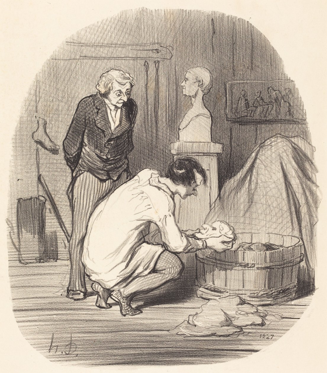 Kunstneren - det er det!... av Honoré Daumier