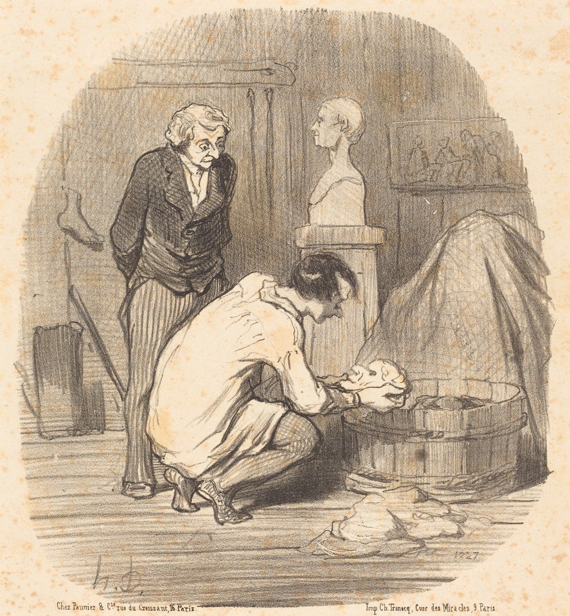 Kunstneren - det er det!... av Honoré Daumier