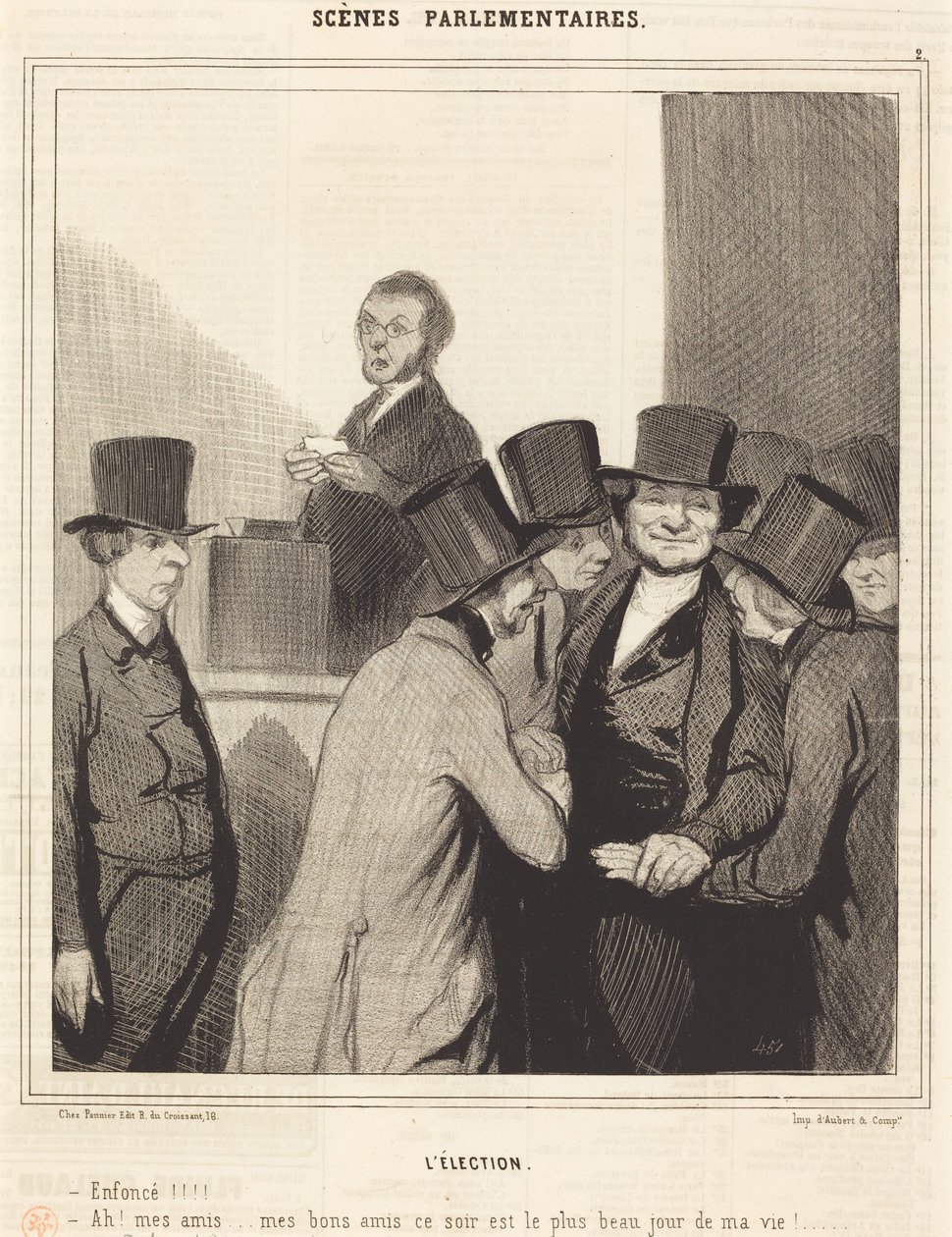 Valget av Honoré Daumier