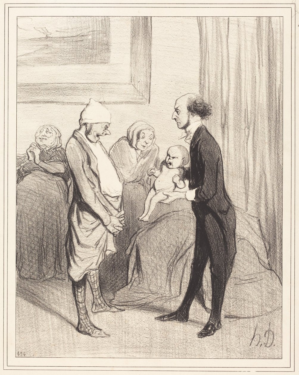 Inntreden i livet av Honoré Daumier