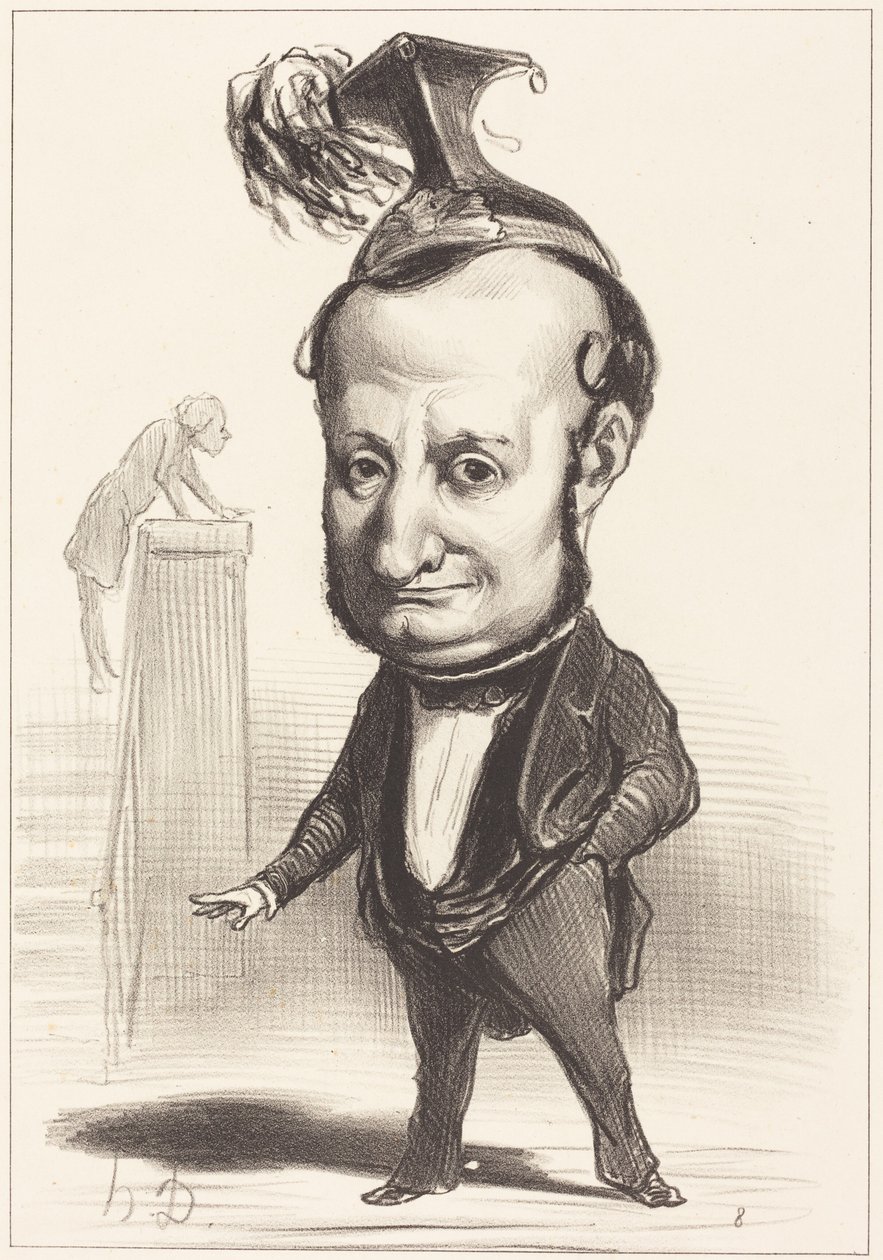 L. F. Raymond Wolowski av Honoré Daumier