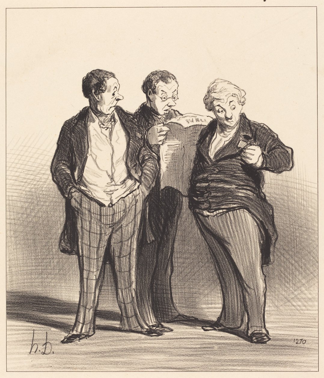 Forbudet mot å bære dekorasjoner av Honoré Daumier