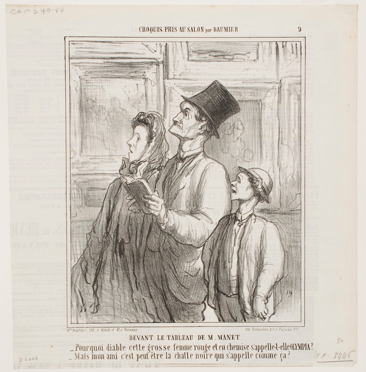 Ser på Manets maleri av Honoré Daumier