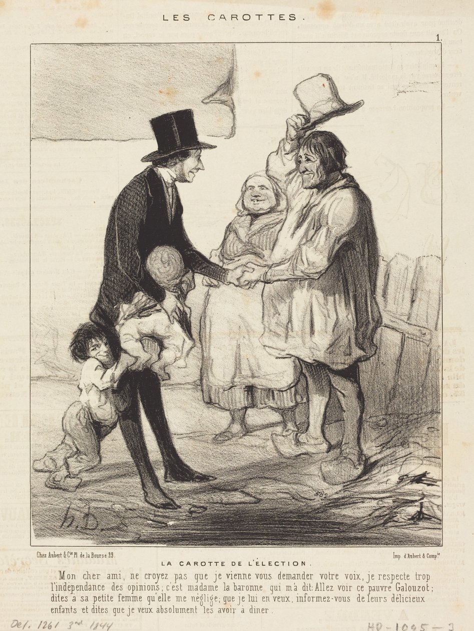 Valgets gulrot av Honoré Daumier
