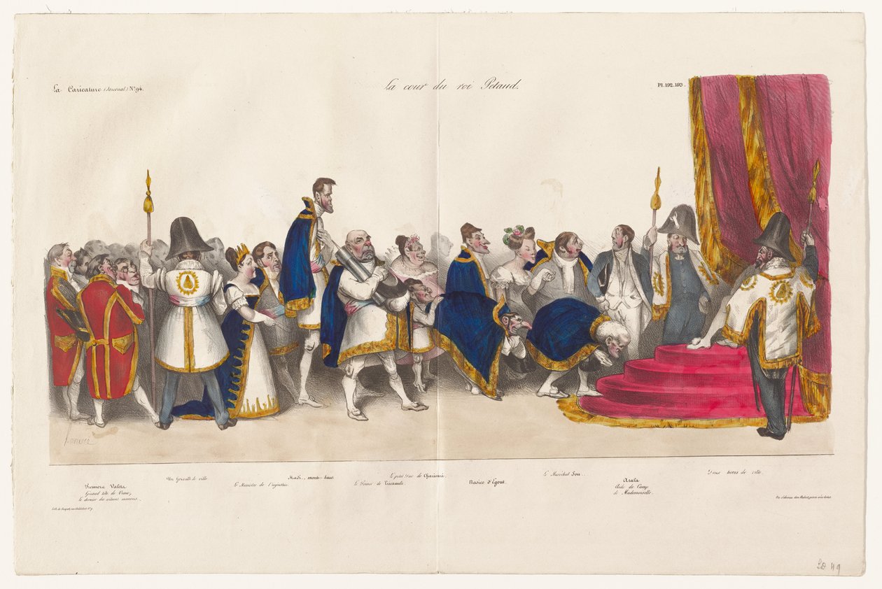 Kong Pétauds hoff av Honoré Daumier