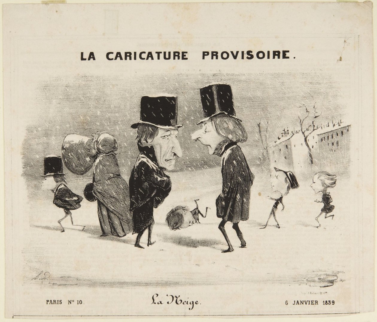 Snøen av Honoré Daumier