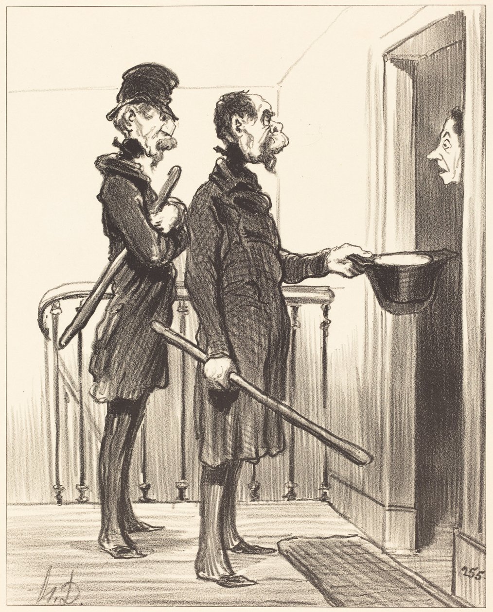 Den napoleonske innsamlingen av Honoré Daumier
