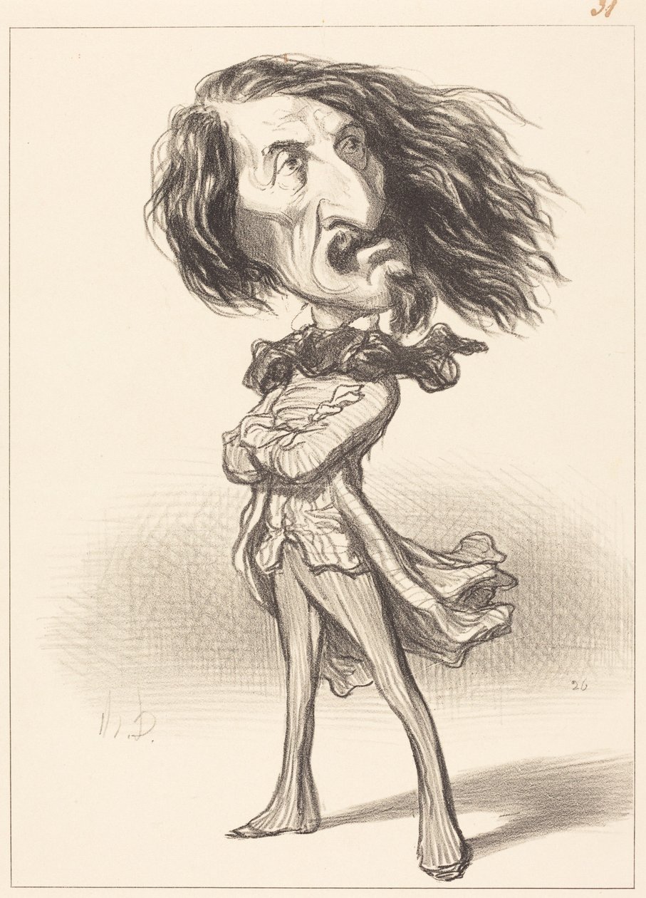 Lagrange av Honoré Daumier