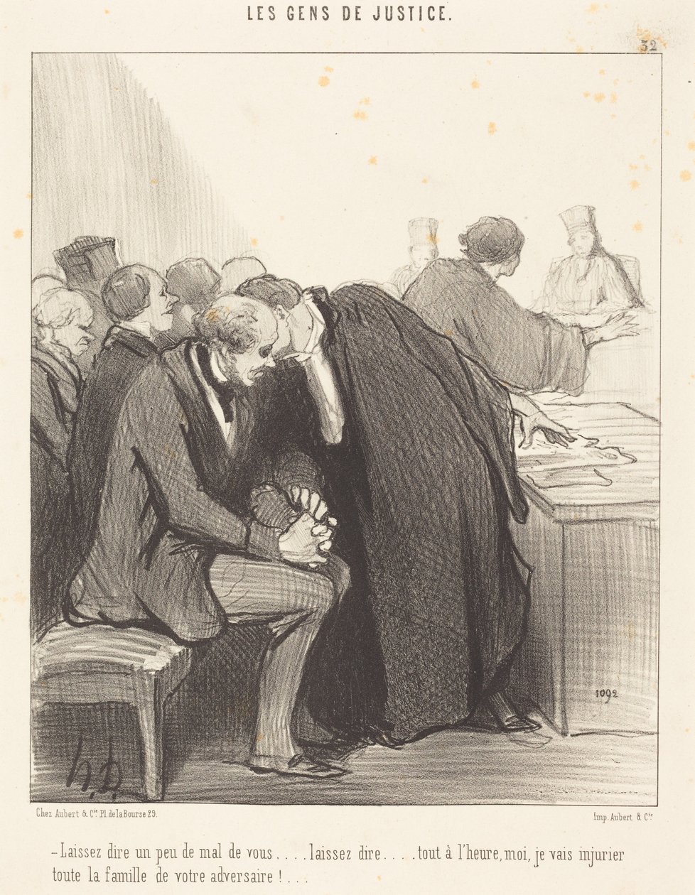 La dem si litt vondt om Dem... av Honoré Daumier