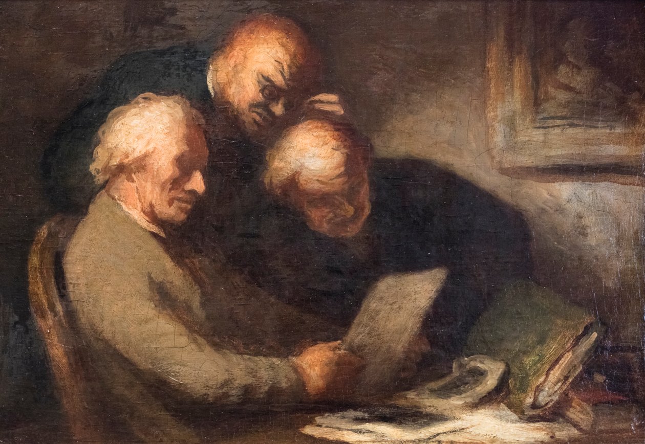 Trykkelskeren av Honore Daumier